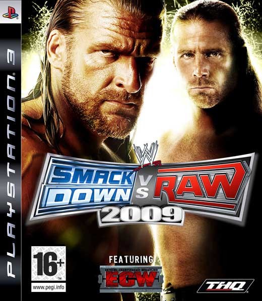 Used PS3 WWE SmackDown vs Raw 2009