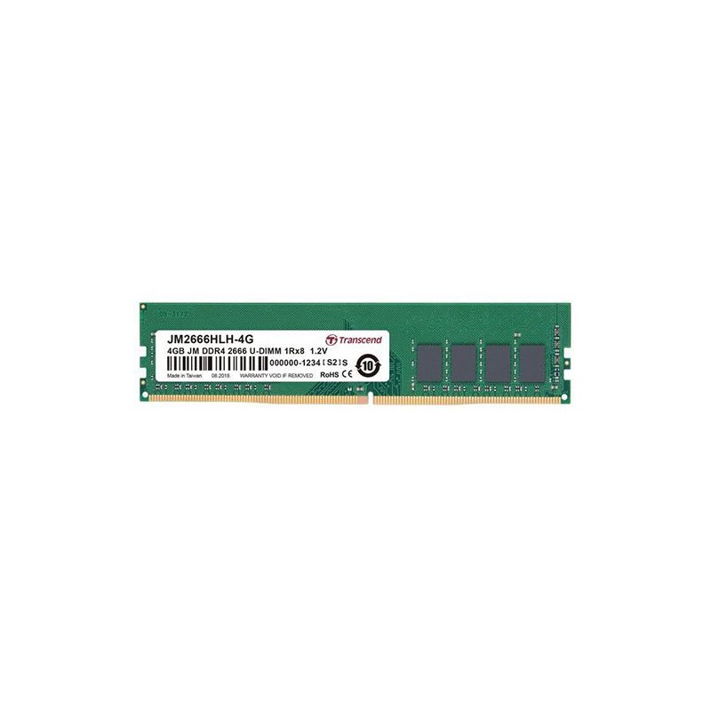 Transcend JetRam 4GB 2666MHz DDR4 Desktop Memory Module