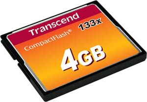 Transcend 4 GB 133X CompactFlash Memory Card