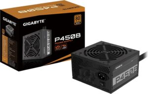 Gigabyte 450W 80 Plus Bronze Non-Modular Black Desktop Power Supply