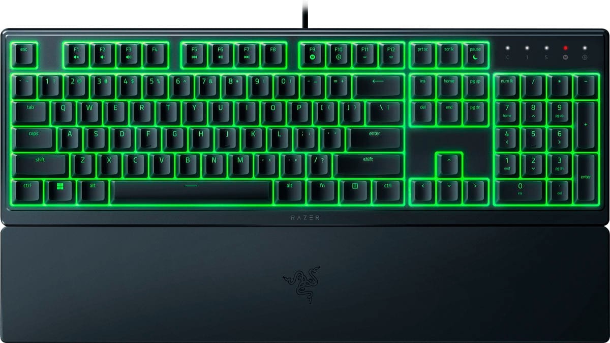 Razer Ornata V3 X Chroma RGB Low Profile Membrane Black Wired Gaming Keyboard