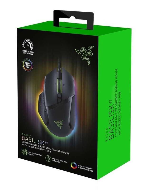 Razer BASILISK V3 Black 26000DPI Wired Optical Gaming Mouse