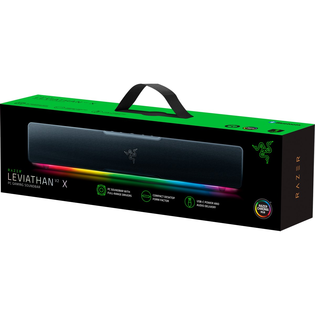 Razer Leviathan V2 X Multi-Driver Chroma RGB PC Stereo Sound Bar