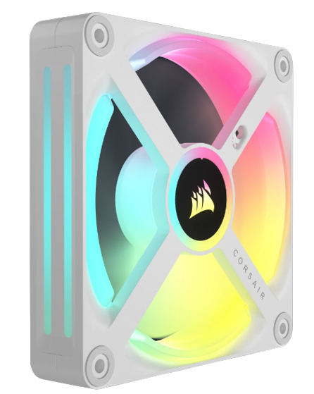 Corsair QX120 iCUE Link 120mm ARGB 120mm PWM 2400 RPM White Case Fan