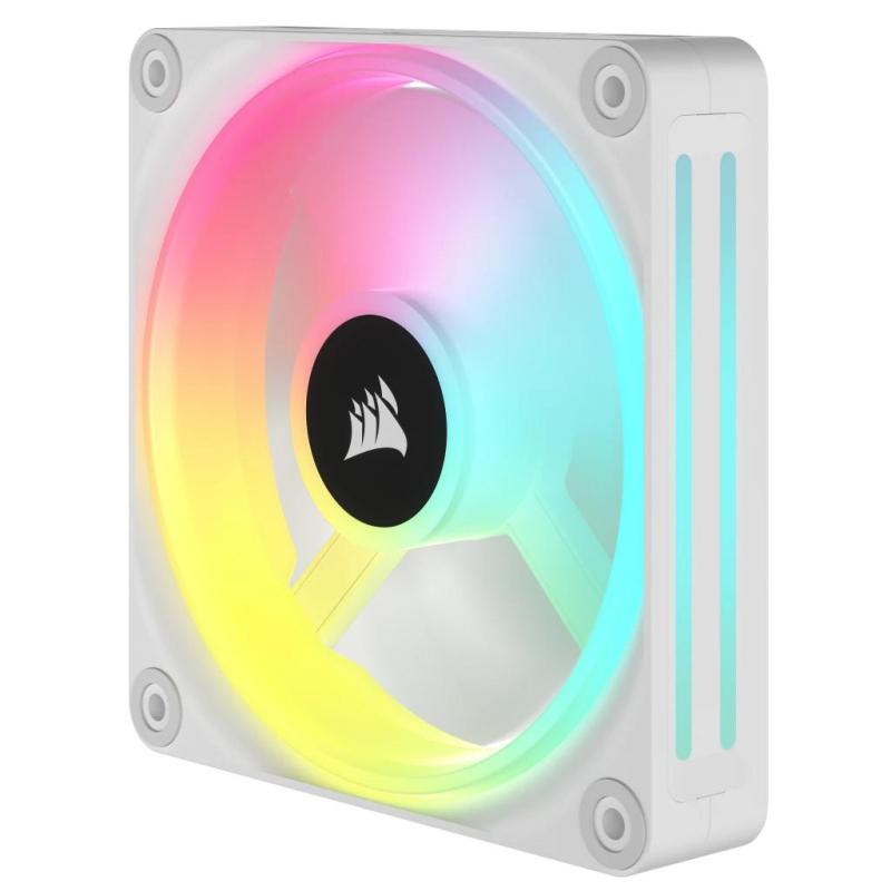 Corsair QX120 iCUE Link 120mm ARGB 120mm PWM 2400 RPM White Case Fan