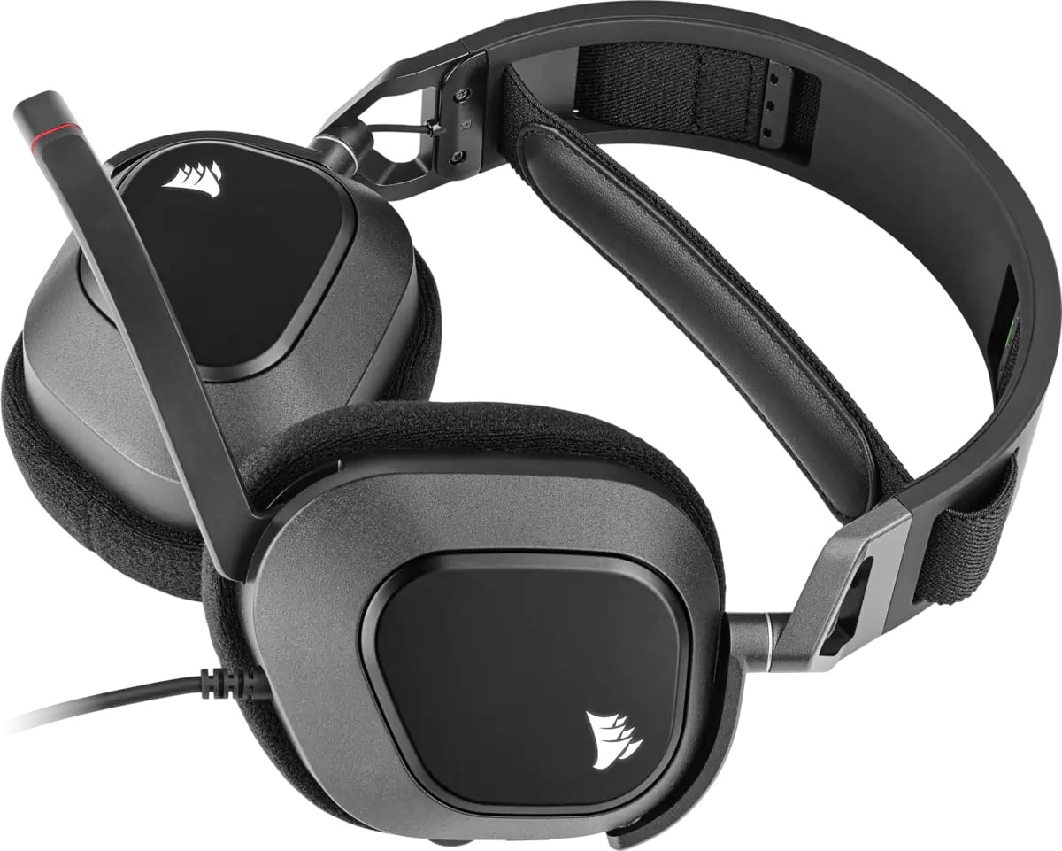 Corsair HS80 RGB Wireless Premium Carbon Black Gaming Headset
