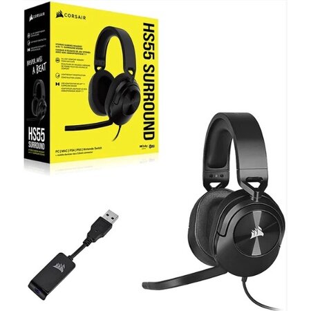 Corsair HS55 Stereo Carbon Black Wired Gaming Headset