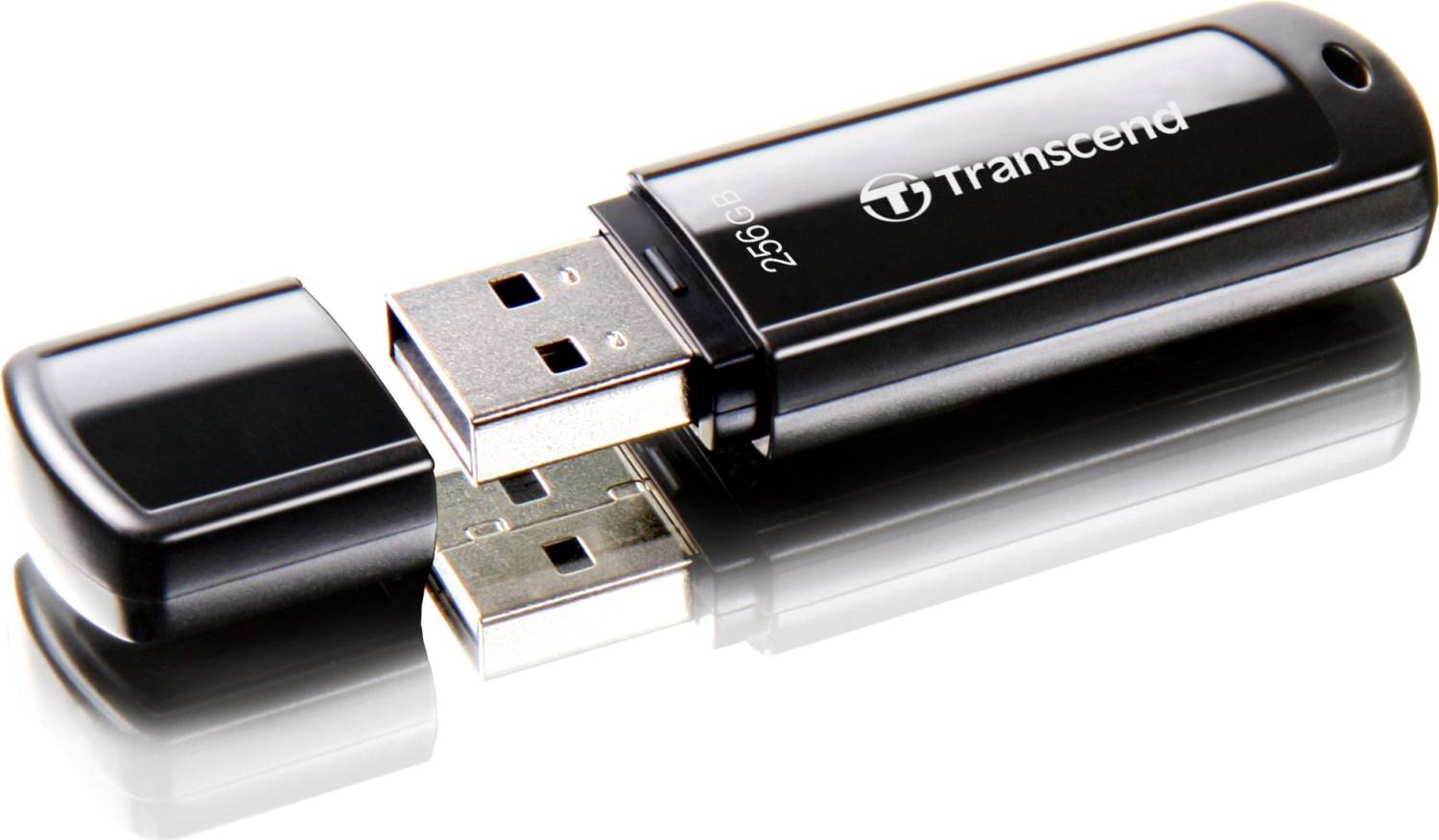 Transcend JetFlash 700 256 GB Black Gen 1 Type-A USB Flash Drive