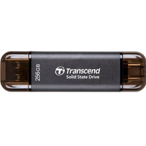 Transcend 256GB ESD310 USB 3.2 Gen 2 Portable SSD (Black)