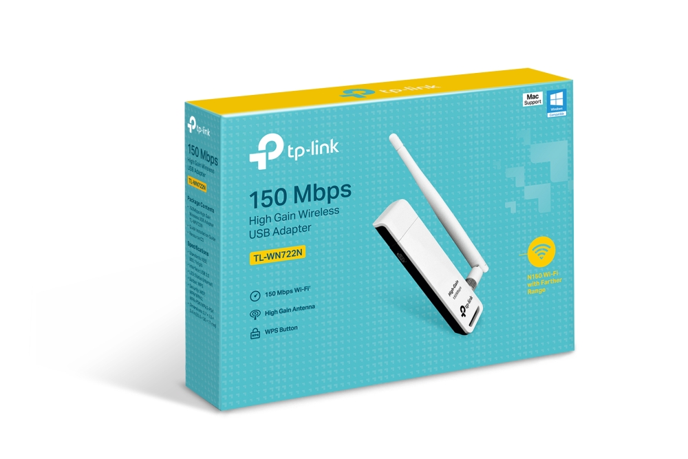 TP-Link 150Mbps High Gain Wireless N USB Adapter