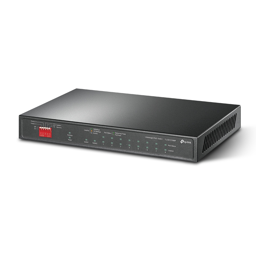 TP-Link 10-Port Gigabit Desktop Switch with 8-Port PoE+