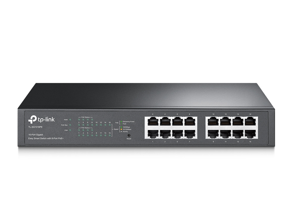 TP-Link 16-Port Gigabit Easy Smart PoE Switch