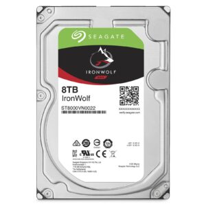 Seagate IronWolf 8TB 5400RPM 256MB Cache SATA 3.0 3.5″ NAS Internal Hard Drive Seagate IronWolf 8TB 5400RPM 256MB Cache SATA 3.0 3.5" NAS Internal Hard Drive