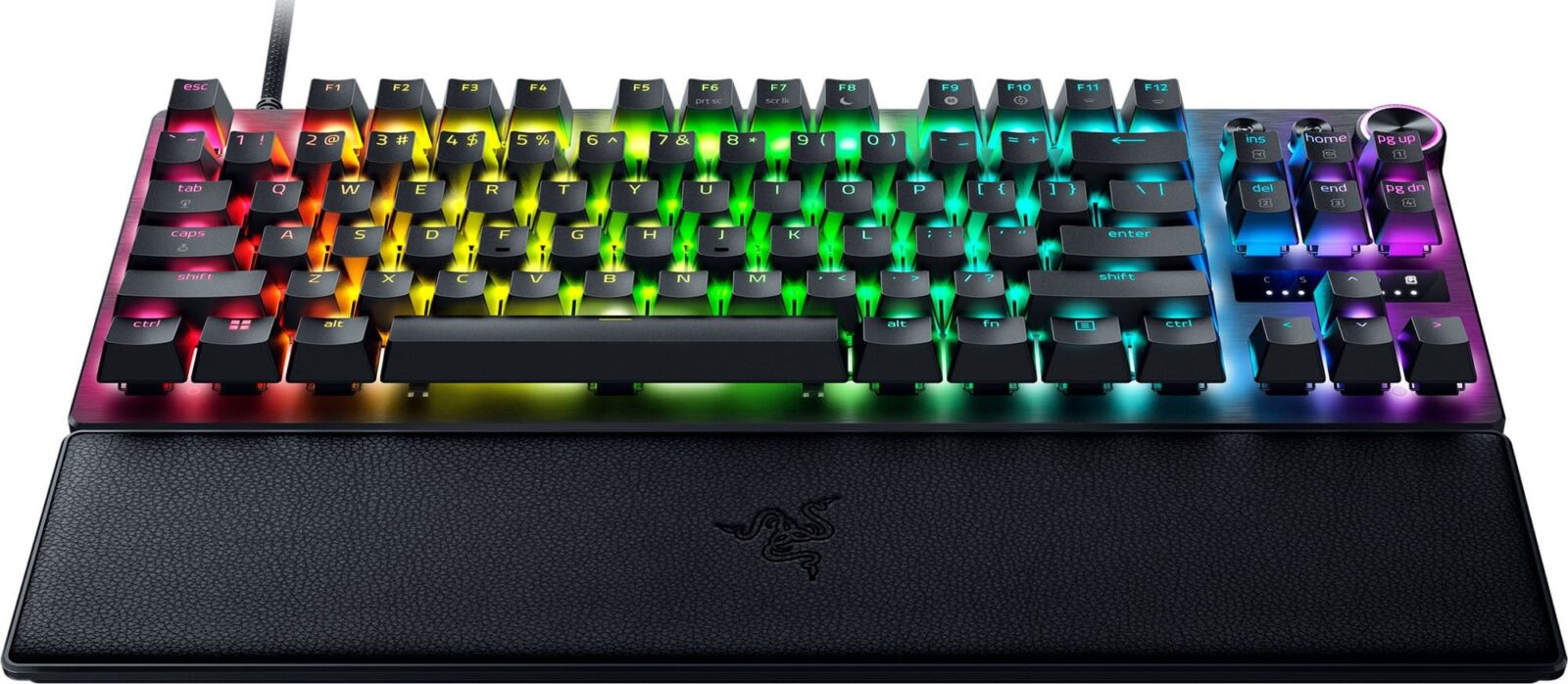 Razer Huntsman V3 Pro Tenkeyless Chroma RGB Razer Analog Optical Switch Gen-2 USB Wired Black Mechanical Gaming Keyboard