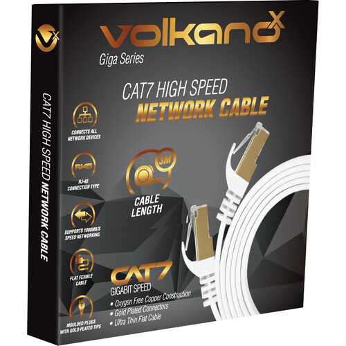 Volkano X Giga Series Cat 7 Ethernet Cable 5 Meter