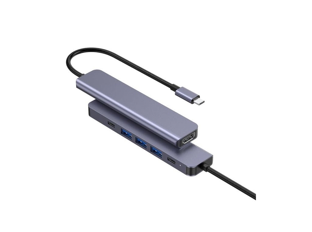 Volkano Expand Series 6-in-1 Type-C Hub