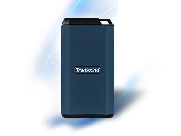Transcend ESD410C 1TB USB 20Gbps Type-C IPX5 Dark Blue External Solid State Drive