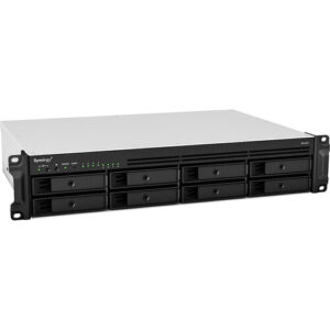 Synology RS1221+ RackStation 8-Bay SATA 3 6.0Gbps AMD Ryzen V1500B 2.2GHz Quad Core 4GB(1x4GB) DDR4 ECC (32GB Max) RAM Rackmount NAS