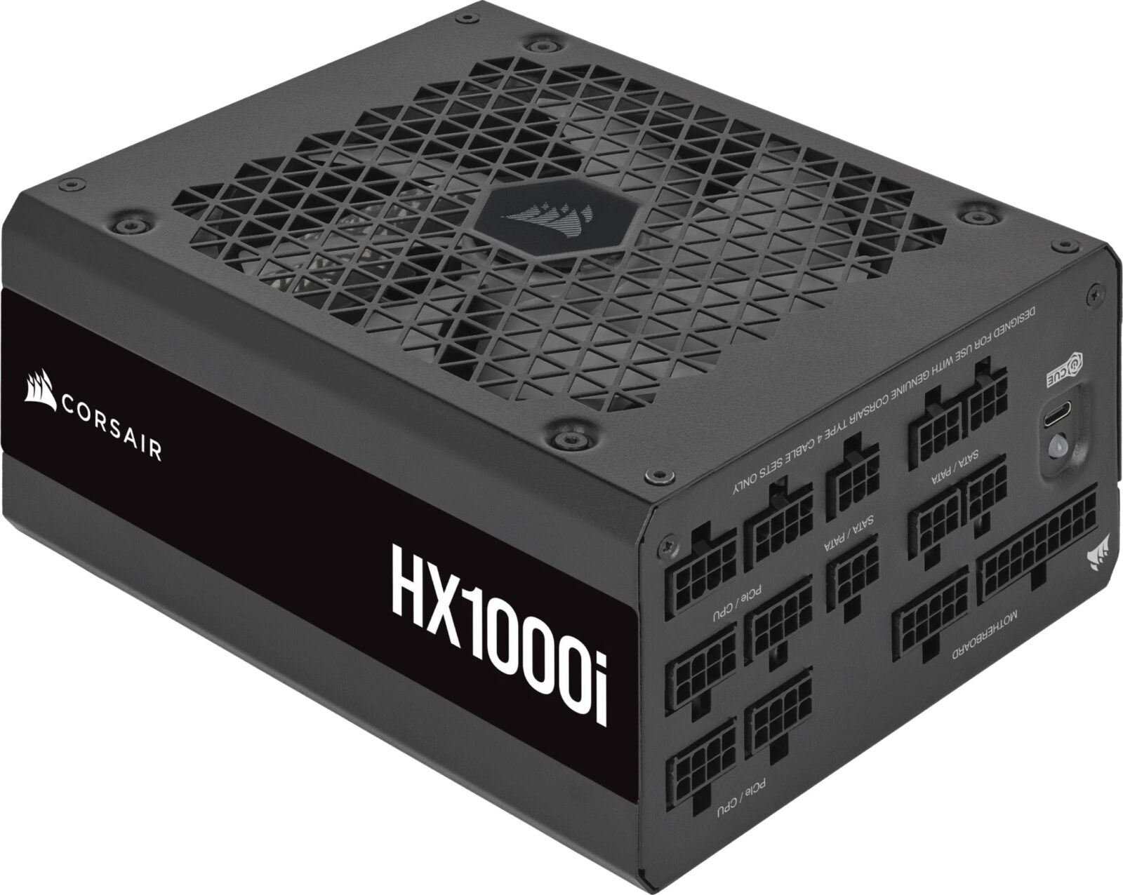 Corsair HX1000i 1000W 80 Plus Platinum Fully Modular Black Desktop Power Supply