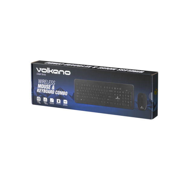 Volkano Cobalt Series Wireless Keyboard and Mouse Combo