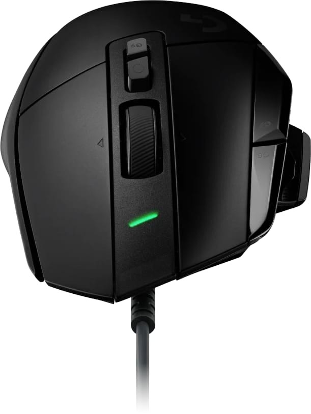 Logitech G502 X 25,600 DPI HERO 25K LIGHTFORCE Opto-Mechanical Black USB Wired Gaming Mouse