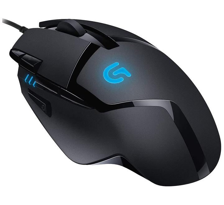 Logitech G402 Hyperion Fury 4k DPI Lightweight Black Wired Gaming Mouse