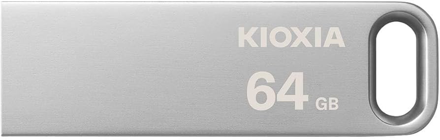 Kioxia TransMemory U366 64GB USB Flash Drive Grey