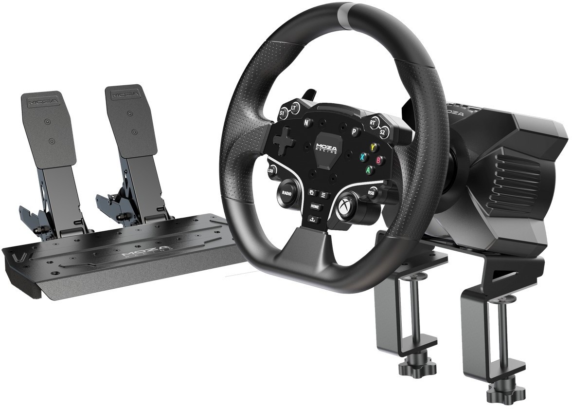 MOZA Racing R3 Direct Drive racing Wheel and Pedals Bundle