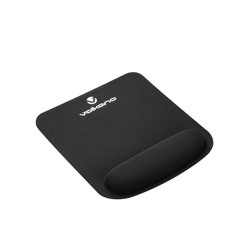 Volkano Rest Series Memory Foam Mousepad – Black