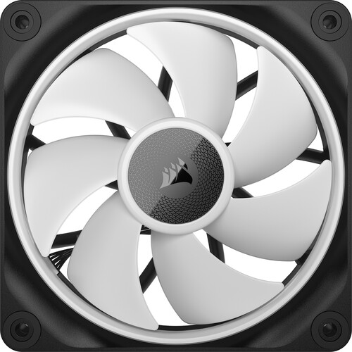 Corsair LX120 RGB iCUE LINK 120mm PWM 2400 RPM Black Case Fan - Single Fan Pack & Requires System Hub