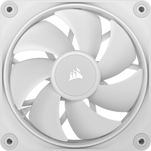 Corsair LX120 RGB iCUE LINK 120mm PWM 2400 RPM White Case Fan - Single Fan Pack & Requires System Hub