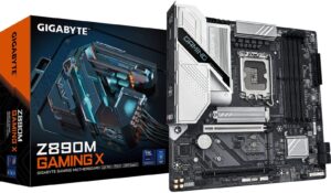 Gigabyte Z890M GAMING X Intel Z890 Arrow Lake LGA1851 Micro-ATX Desktop Motherboard