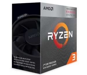 AMD Ryzen 3 3200G Quad Core 3.6GHz (4.0GHz Boost) Socket AM4 Desktop APU AMD Ryzen 3 3200G Quad Core 3.6GHz (4.0GHz Boost) Socket AM4 Desktop APU