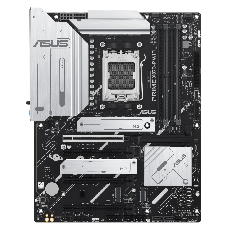 ASUS Prime X870-P AMD X870 Ryzen Socket AM5 ATX Desktop Motherboard
