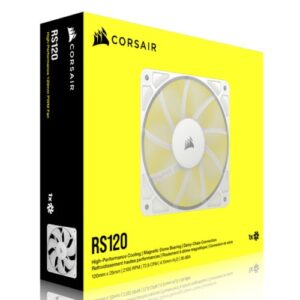 Corsair RS120 120mm PWM White Case Fan Corsair RS120 120mm PWM White Case Fan