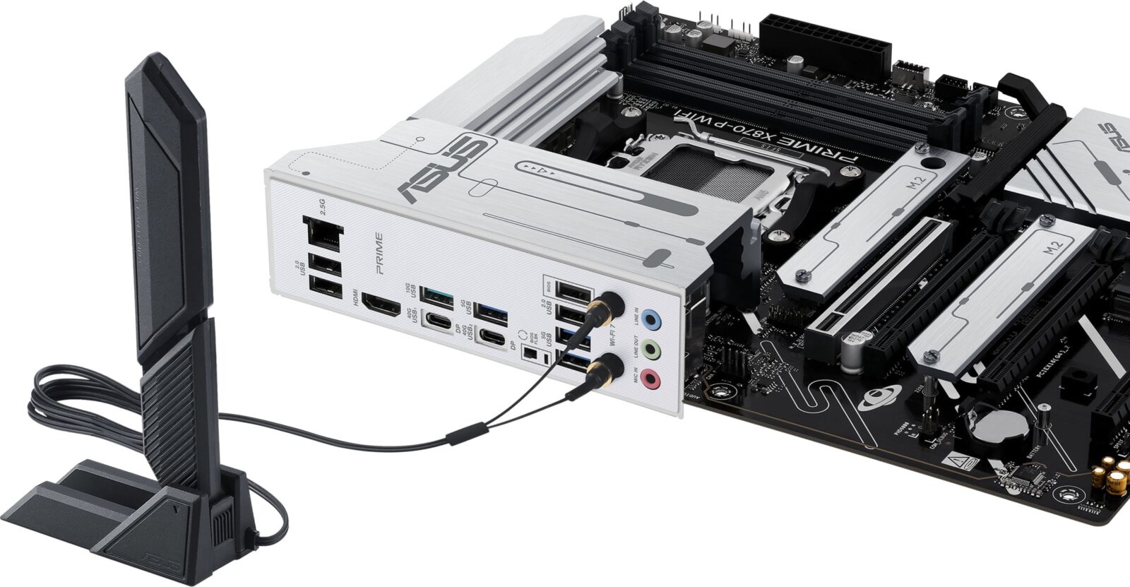 ASUS Prime X870-P AMD X870 Ryzen Socket AM5 ATX Desktop Motherboard