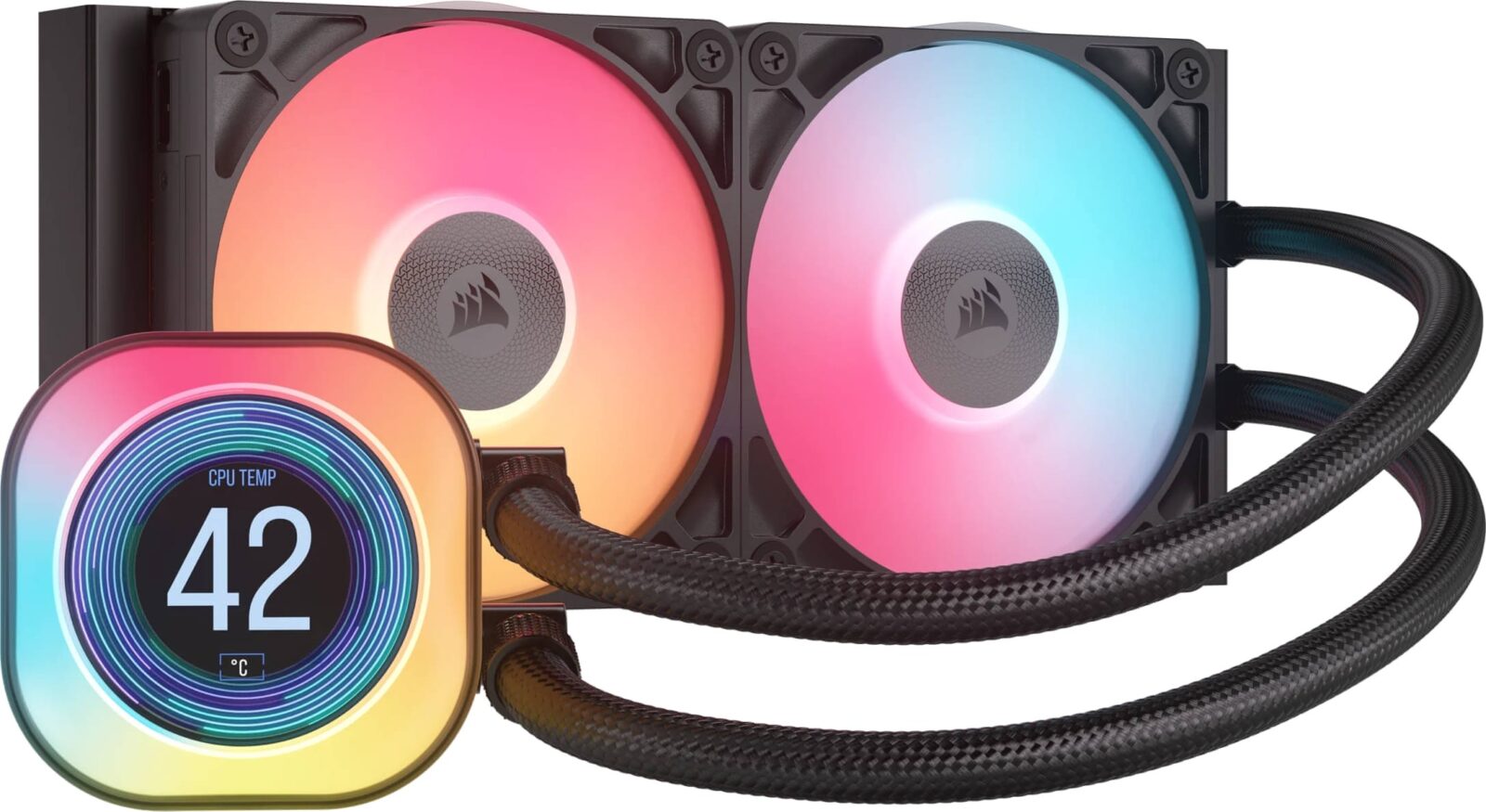 Corsair iCUE LINK TITAN 240 RX LCD 240mm Black Liquid CPU Cooler