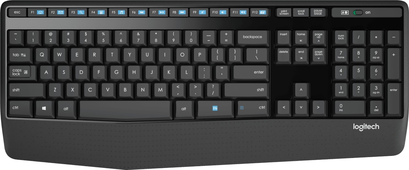 Logitech MK345 Comfort Black Wireless Keyboard & Mouse Combo