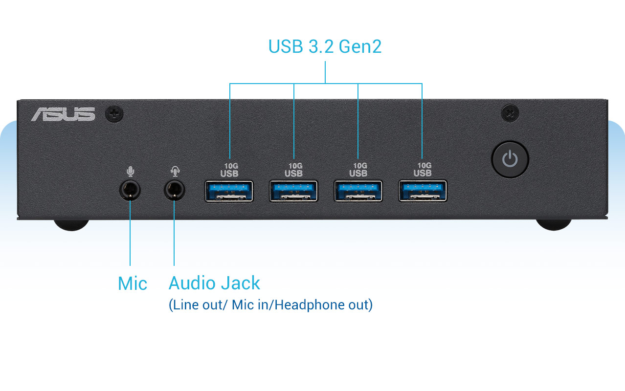 ASUS ExpertCenter PN43 Mini Desktop PC