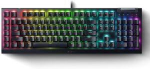 Razer BlackWidow V4 X Wired Gaming Keyboard Black