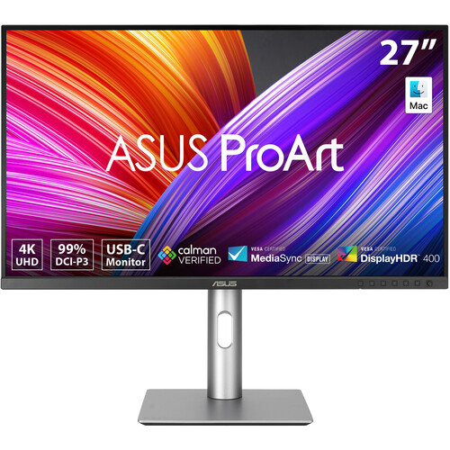 ASUS ProArt PA279CRV 27" 4K UHD (3840x2160) 60Hz 5ms IPS VESA DisplayHDR 400 VESA MediaSync Desktop Monitor