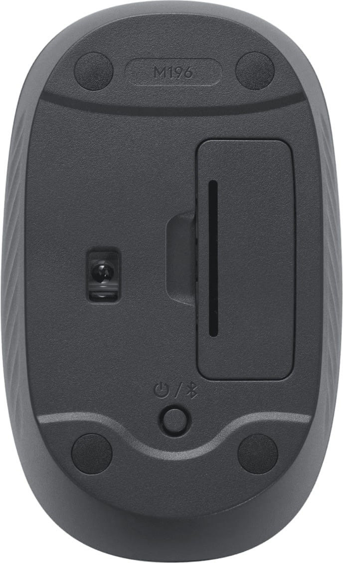 Logitech M196 1000 DPI Optical Graphite Bluetooth Wireless Mouse