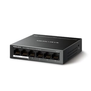 Mercusys MS106LP 6-Port 10/100Mbps Desktop Switch with 4-Port PoE+