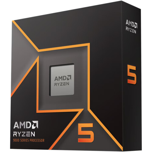 AMD Ryzen 5 9600X 5.40GHz 6-Core Zen 5 Socket AM5 Desktop CPU - Cooler Not Included