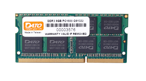 Dato 8GB 1600MHz DDR3 SO-DIMM Memory Module