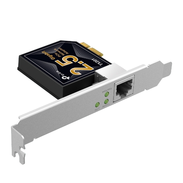TP-Link TX201 2.5 Gigabit Ethernet RJ-45 PCIe 2.0 x1 Low Profile Network Adapter
