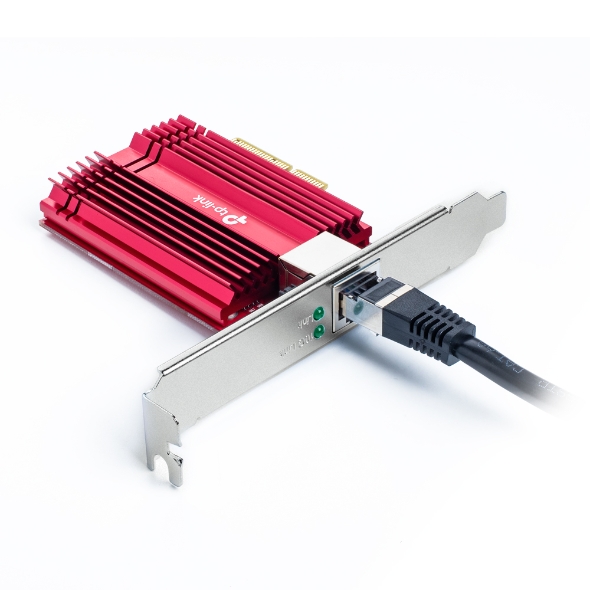 TP-Link TX401 10 Gigabit Ethernet RJ-45 PCIe 3.0 x4 Low Profile Network Adapter
