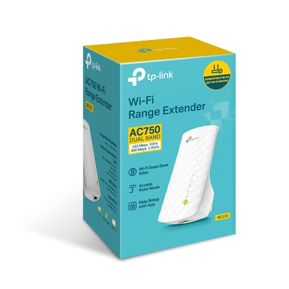 TP-Link RE220 AC750 Wi-Fi Range Extender