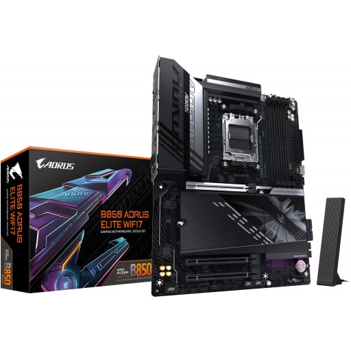 Gigabyte B850 AORUS ELITE WIFI7 AMD B850 Ryzen Socket AM5 ATX Desktop Motherboard