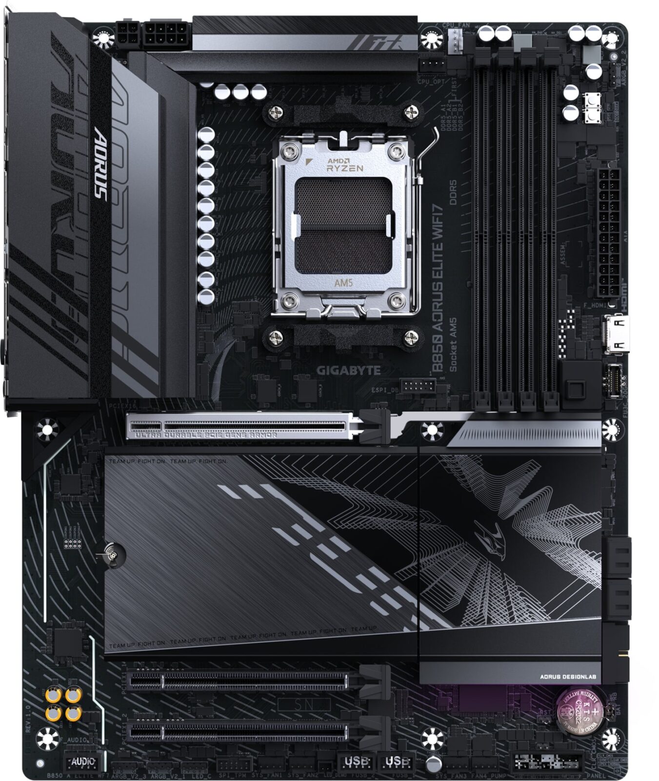 Gigabyte B850 AORUS ELITE WIFI7 AMD B850 Ryzen Socket AM5 ATX Desktop Motherboard